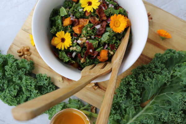 Sweet Potato & Kale Salad