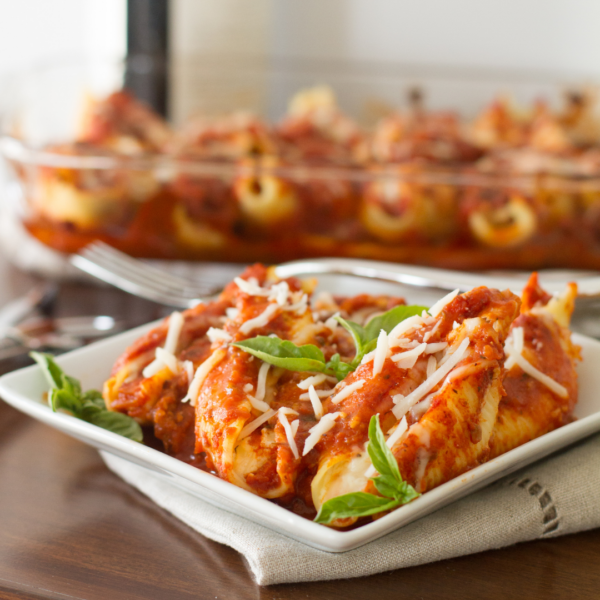 Chicken Ricotta Stuffed Shells