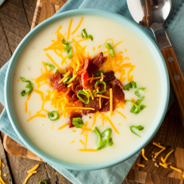 Baked Potato Soup with Bacon