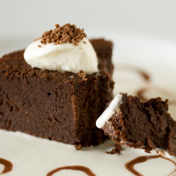 Vegan Chocolate Cake with Fluffy White Frosting